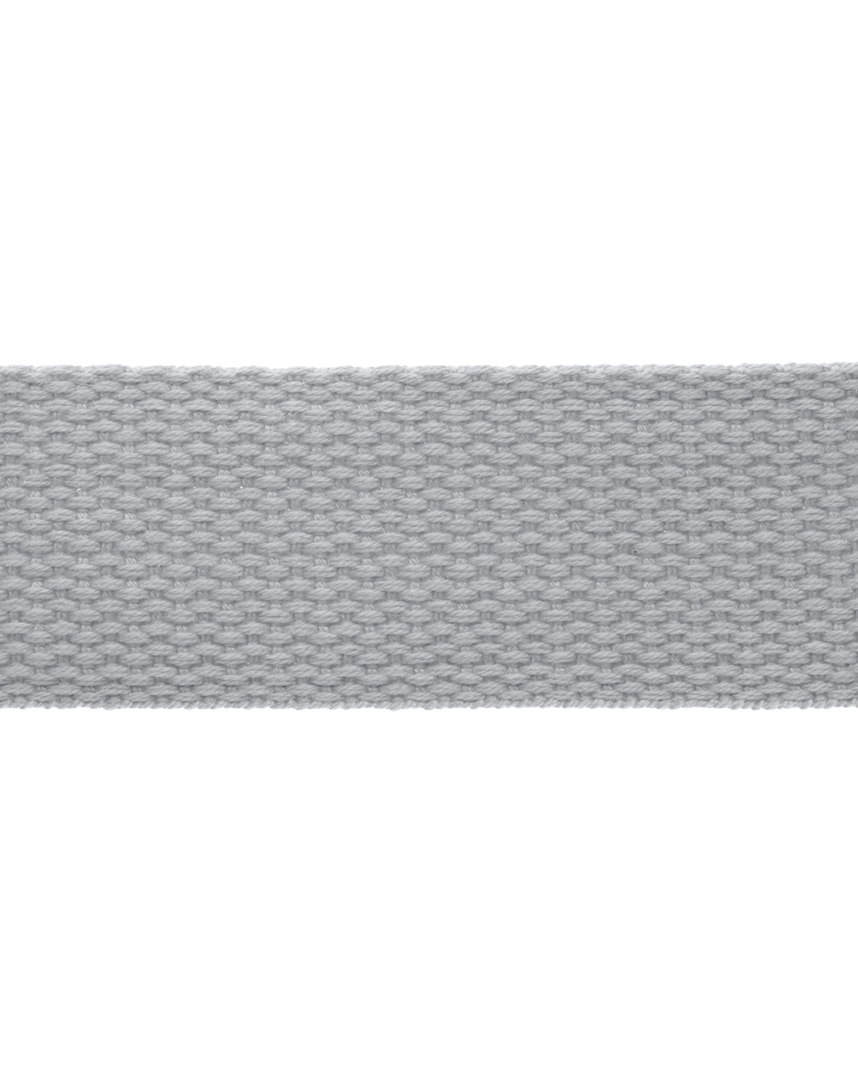 Polycotton webbing 1,4 mm grey 134 pp 50 yd