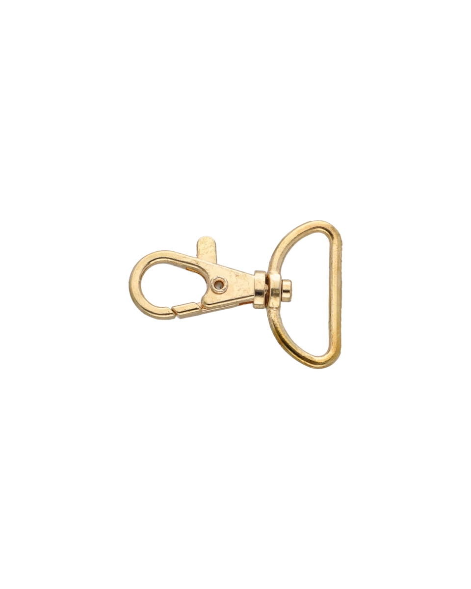 METAL  SNAP HOOK 25 MM&nbspGOLD 100 PCS