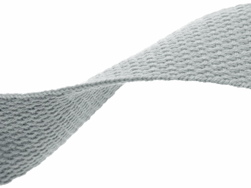 Polycotton popruh 2 mm šedá 134 pp 50 yd