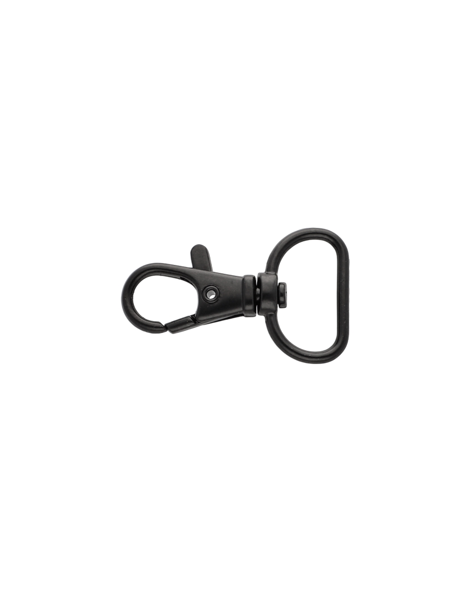 Karabińczyk metalowy 20 mm rybka 6,0g czarny mat Karabińczyk metalowy 20 mm rybka 6,0g czarny mat