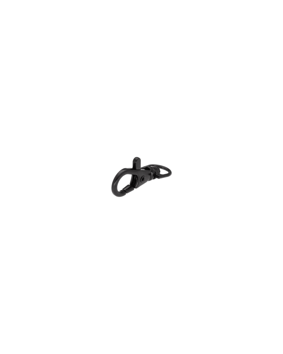 Karabińczyk metalowy 9 mm rybka 4,6 g czarny mat Karabińczyk metalowy 9 mm rybka 4,6 g czarny mat
