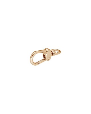 KARABINERHAKEN 9 MM MILAN LICHT   GOLD 100      ST.