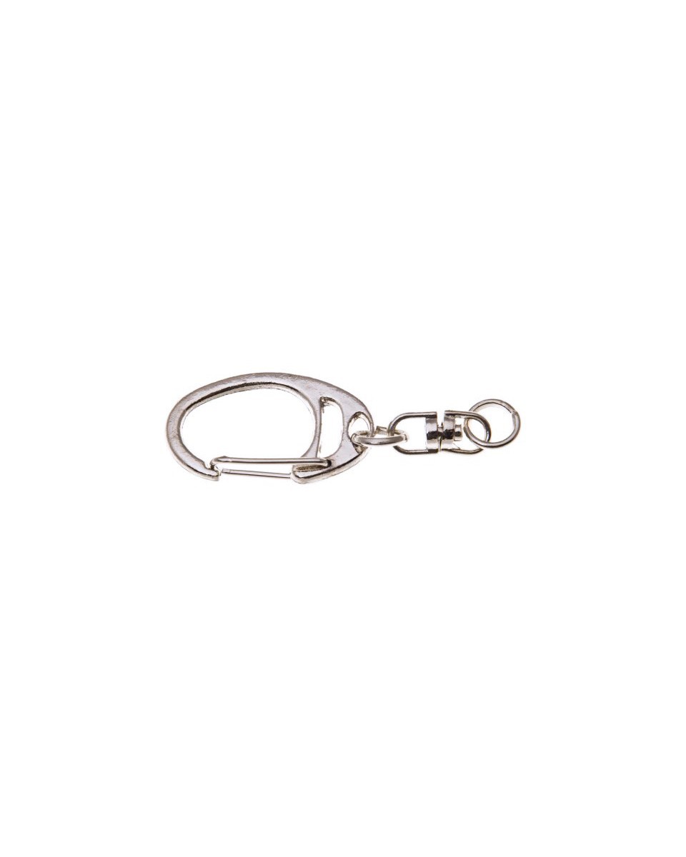 KARABINERHAKEN 6 MM  NICKELGLANZ 100  ST.