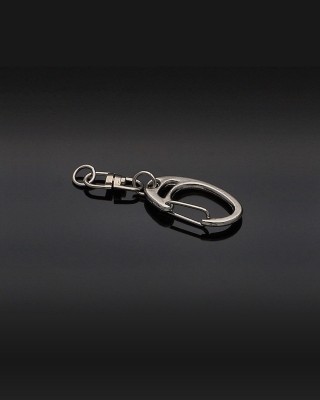 KARABINERHAKEN 6 MM  NICKELGLANZ 100  ST.