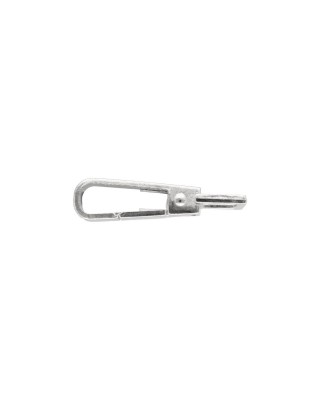 Karabińczyk metalowy 20 mm rf-70 nikiel - drugi gatunek