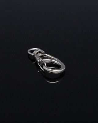 ЭКСТРА БЛЕСК КАРАБИН МЕТАЛЛИЧЕСКИЙ   0325-0207 9 ММ MODEST  НИКЕЛЬ БЛЕСК 1 ШТ.