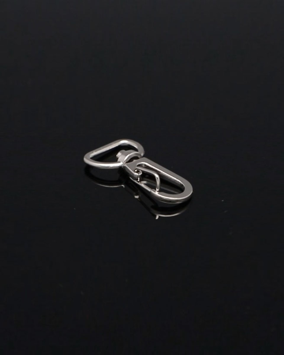 METAL SNAP HOOK 14 MM HIACYNT NICKEL 100     PCS
