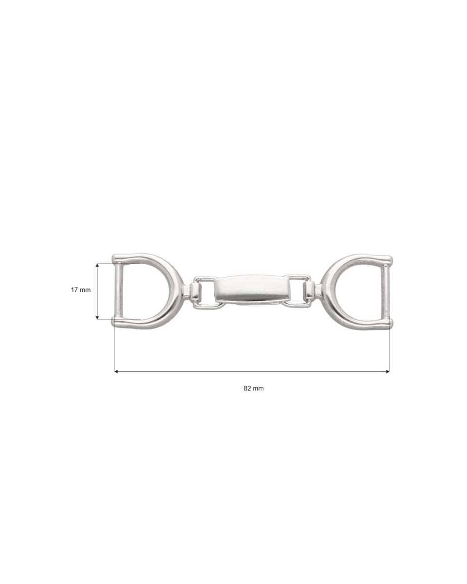 EXTRA GLANZ KARABINERHAKEN 17 MM 0199 CYRYL  NICKELGLANZ 1 ST.
