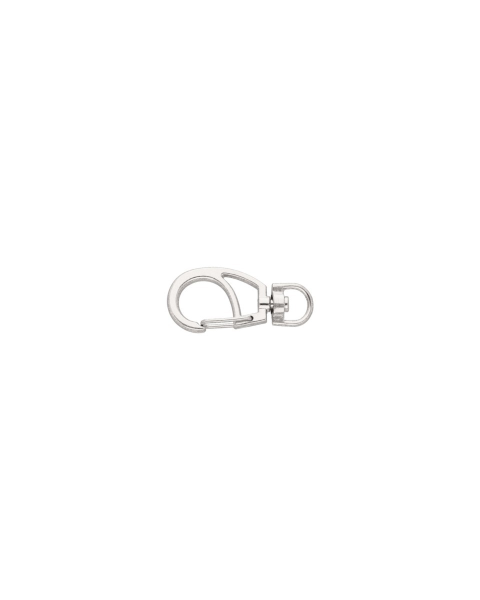 EXTRA GLANZ KARABINERHAKEN 9 MM  MODEST NICKELGLANZ 1  ST.