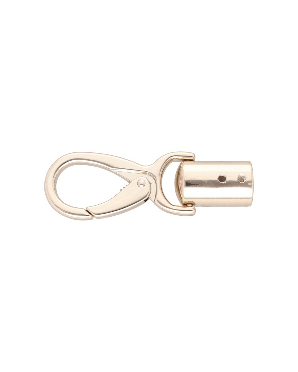EXTRA SHINING METAL SNAP HOOK 325-279 13 MM  GERALD LIGHT GOLD 1 PCS