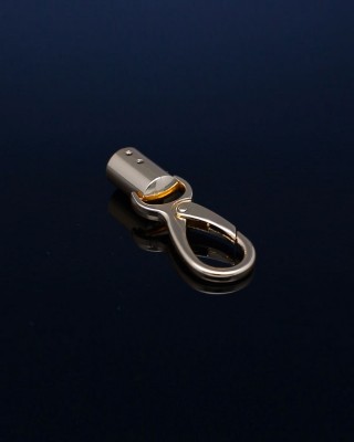 EXTRA GLANZ KARABINERHAKEN 325-279 13 MM GERALD LICHT  GOLD 1 ST.