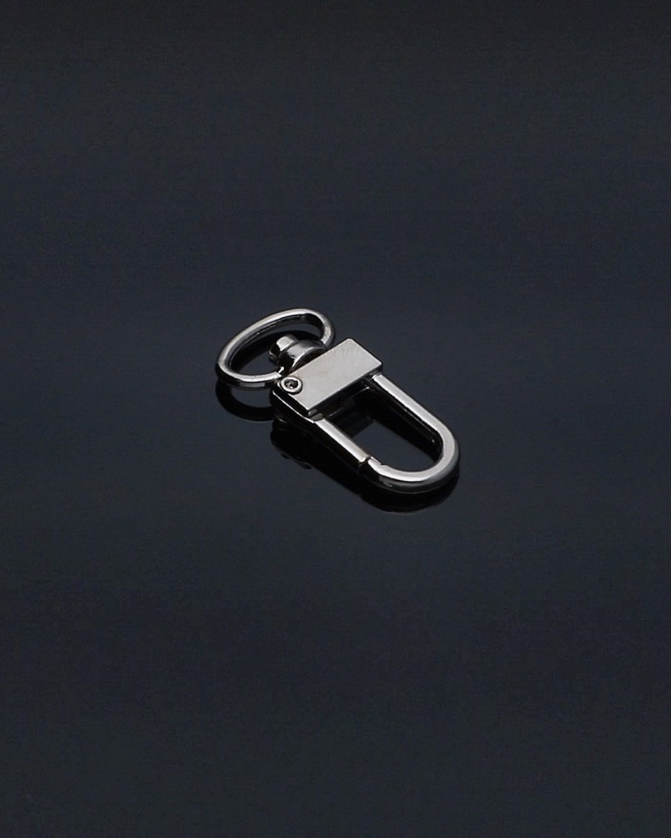 METAL SNAP HOOK 13 MM   MILAN NICKEL 100   PCS