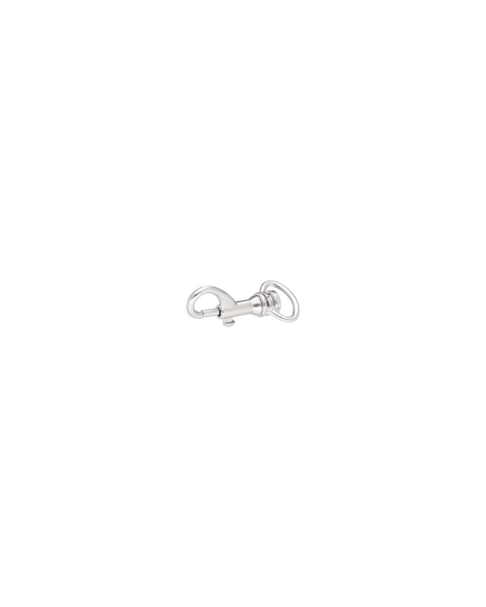 METAL SNAP HOOK 13 MM IWO NICKEL 100  PCS