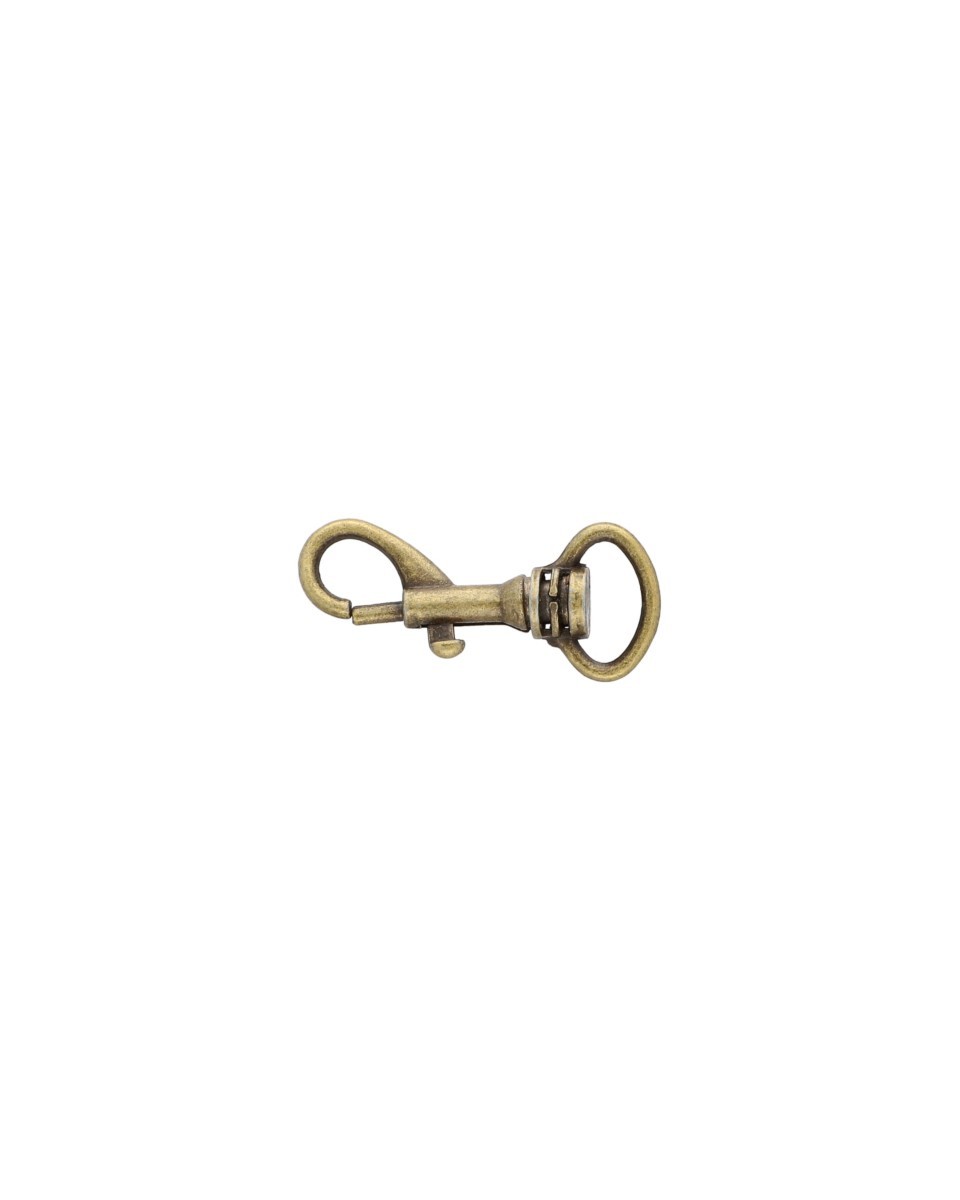 KARABINERHAKEN BCK-H006 13 MM IWO   ALTGOLD 100  ST.