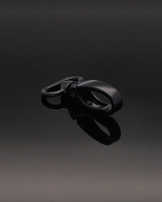 METAL  SNAP HOOK 16 MM 0037 MATT BLACK 100 PCS