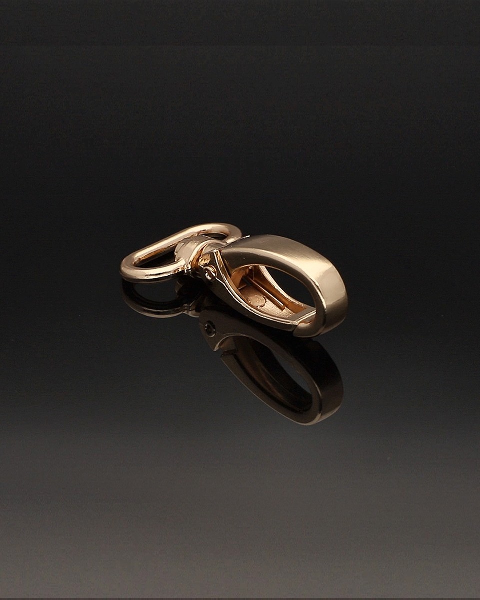KARABINERHAKEN 2923-3 15 MM GOLDGLANZ 100 ST.