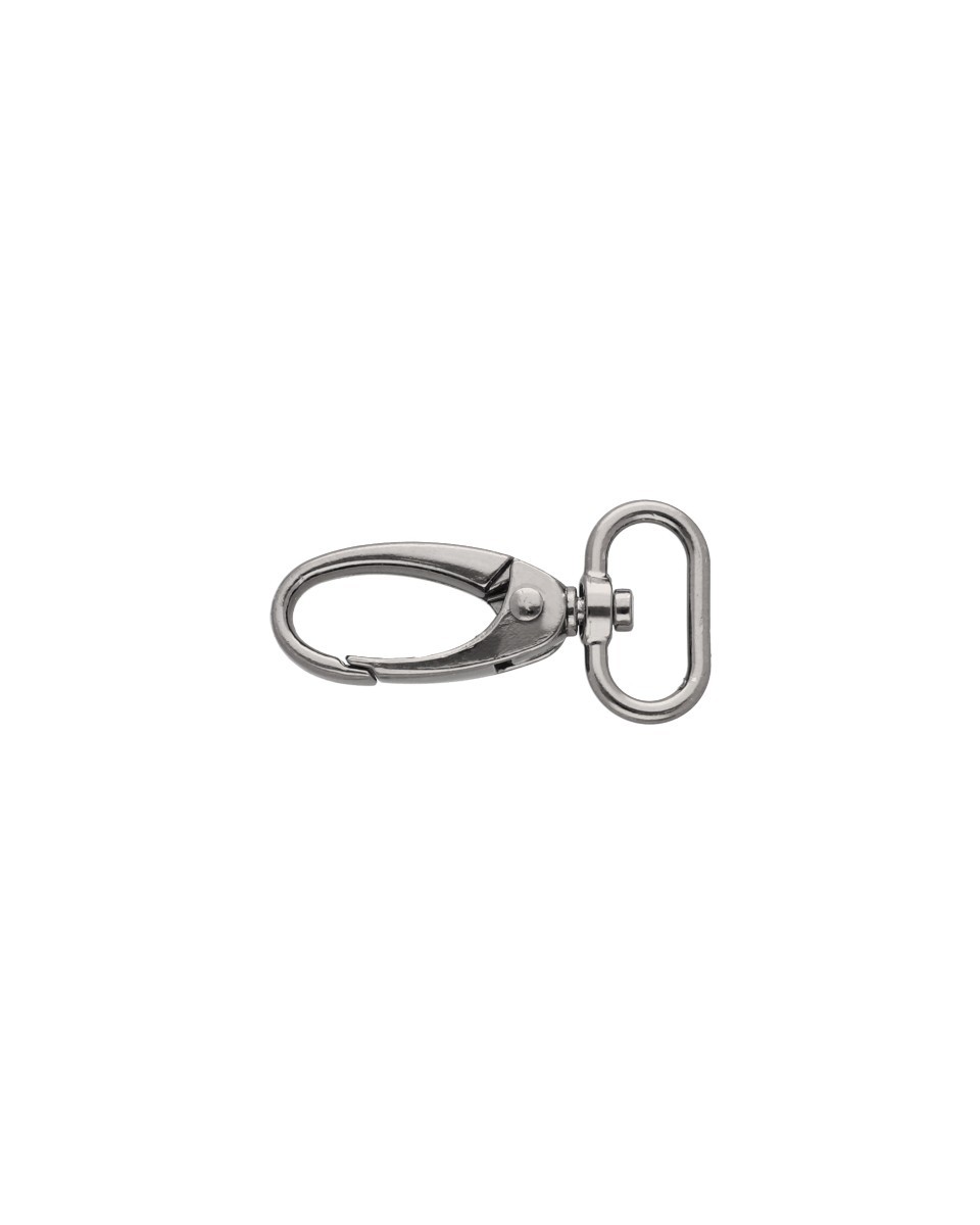 KARABINERHAKEN 0037 20 MM NICKELSCHWARZ 1    ST.