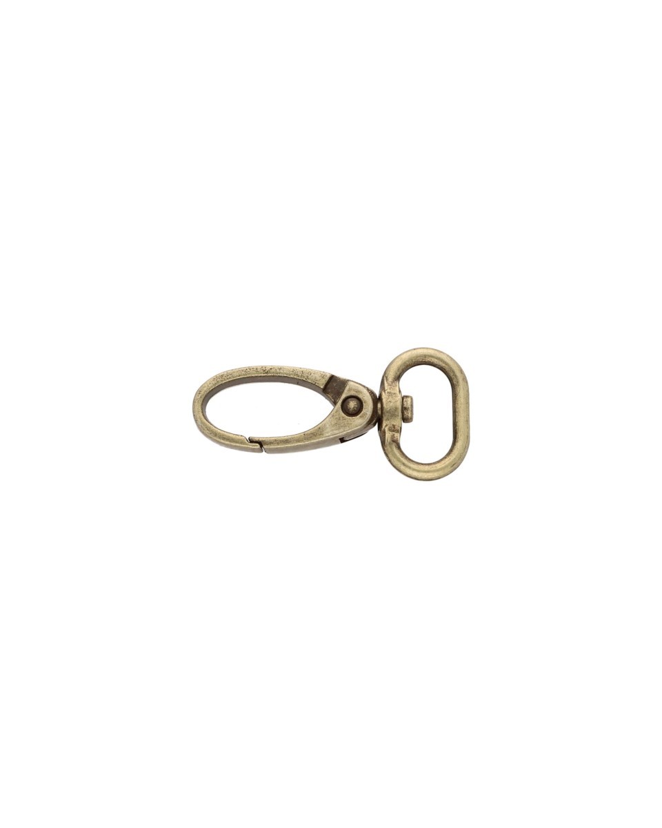 METAL SNAP   HOOK&nbsp0037 15 MM OLD GOLD 100 PCS