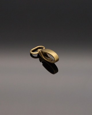 METAL SNAP   HOOK&nbsp0037 15 MM OLD GOLD 100 PCS