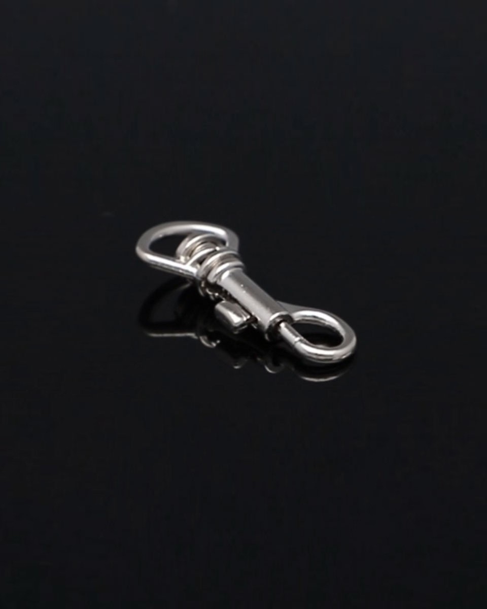KARABINERHAKEN 11 MM IWO NICKEL 100    ST.