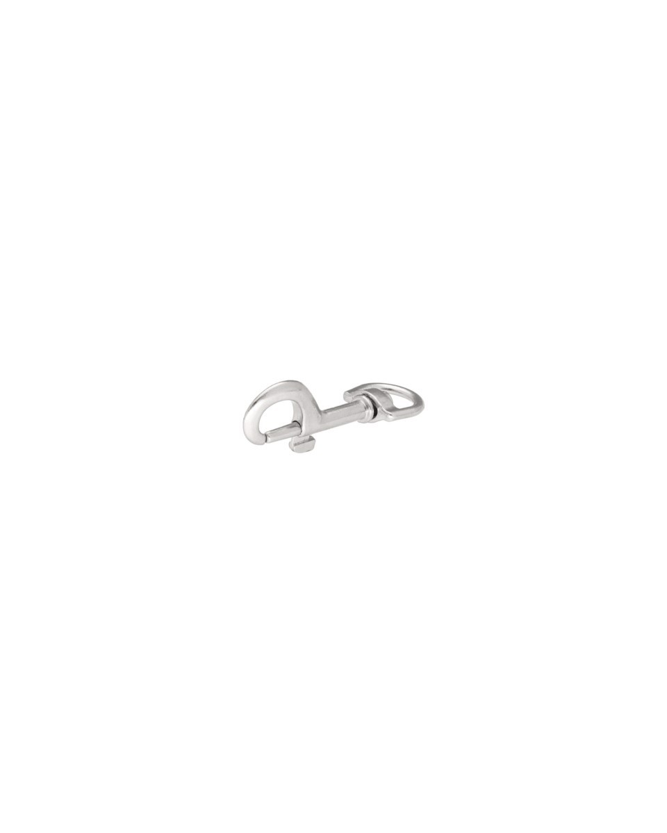 METAL SNAP HOOK 12 MM   MILO NICKEL 100  PCS