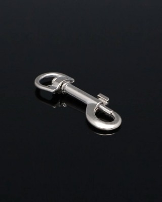 METAL SNAP HOOK 12 MM   MILO NICKEL 100  PCS