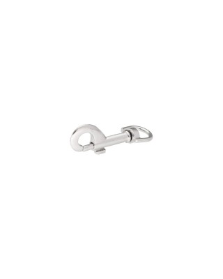METAL SNAP HOOK 13 MM MILO  NICKEL 1 PCS