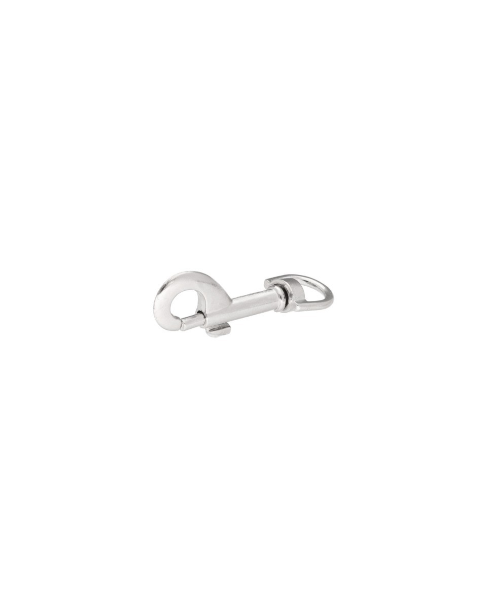 METAL SNAP HOOK 13 MM MILO  NICKEL 1 PCS
