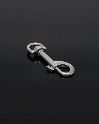 METAL SNAP HOOK 13 MM MILO  NICKEL 1 PCS