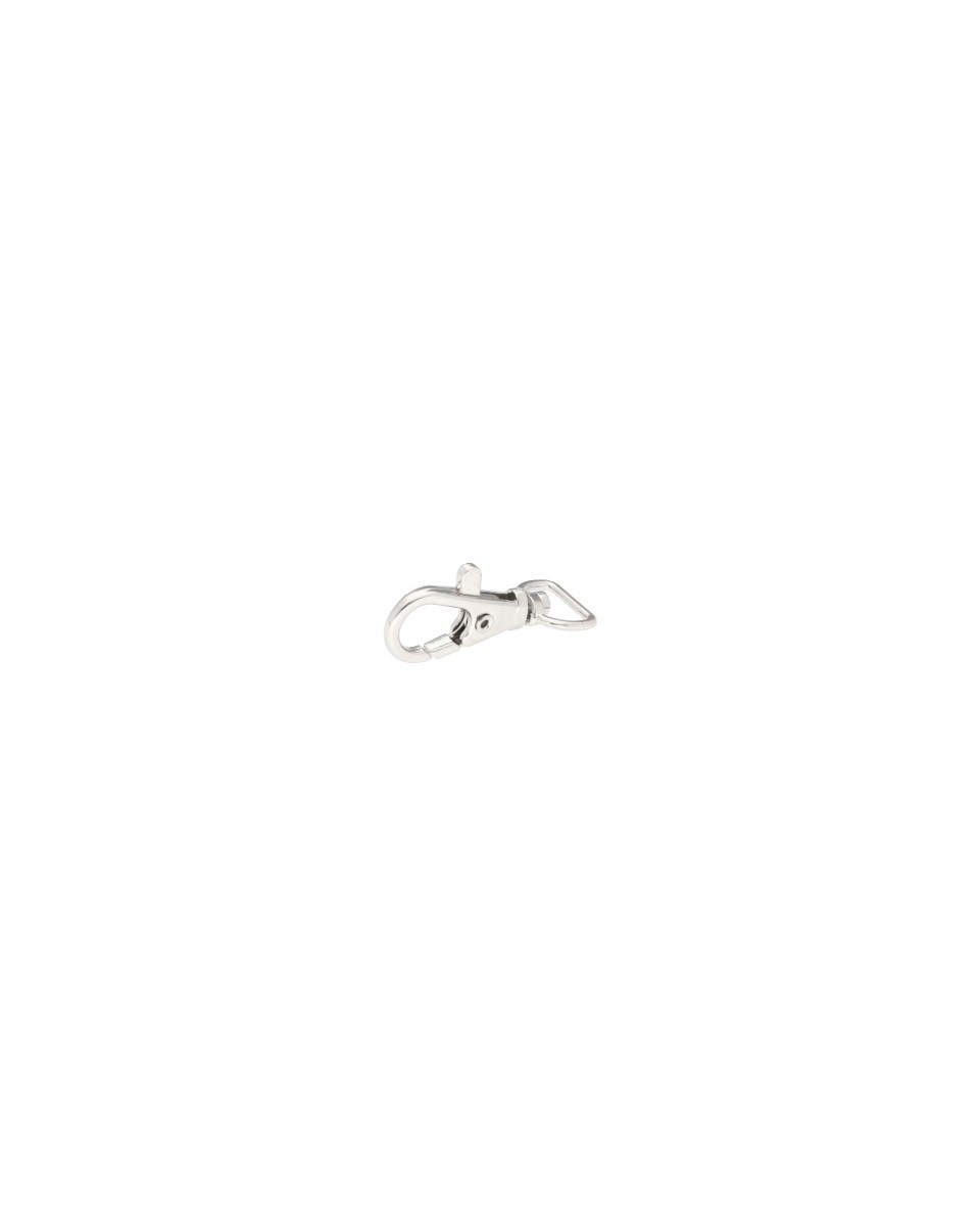 METAL SNAP HOOK 12 MM NICKEL 100 PCS