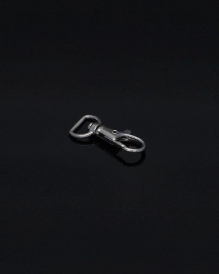 METAL SNAP HOOK 12 MM NICKEL 100 PCS