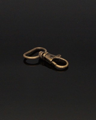 METAL  SNAP HOOK 0014 20 MM OLD GOLD 100 PCS