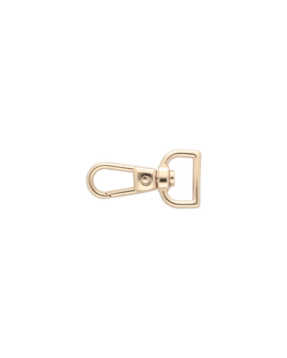 EXTRA GLANZ KARABINERHAKEN YME3113  (0277) 15 MM   HENRYK  LICHT  GOLD 1 ST.