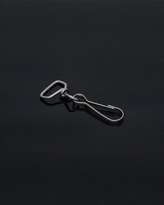 KARABINERHAKEN 20 MM NICKEL 100 ST.