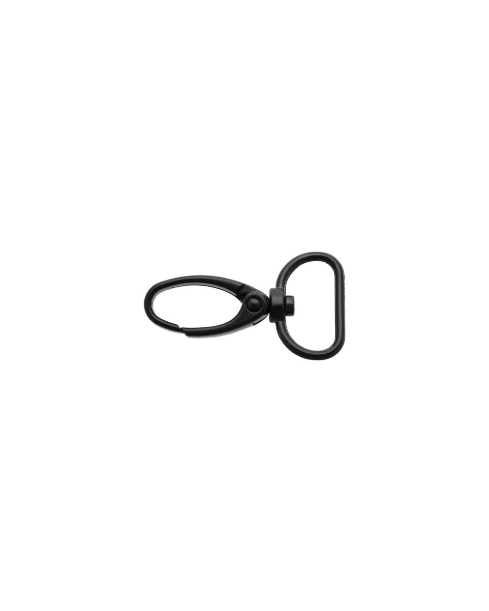 METAL SNAP   HOOK&nbsp20 MM  MATT    BLACK 100    PCS