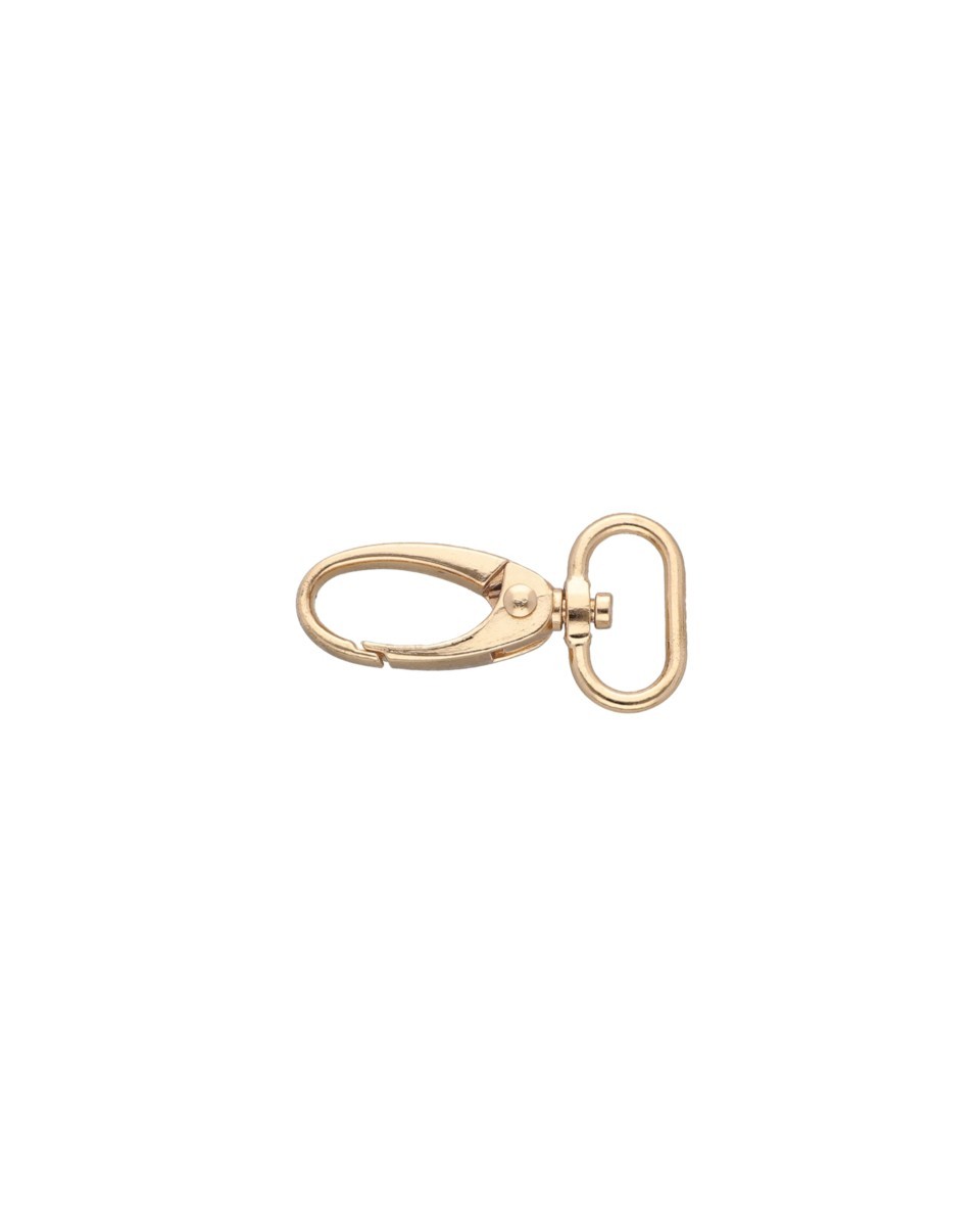 KARABINERHAKEN 0037 20 MM LICHT GOLD 100    ST.