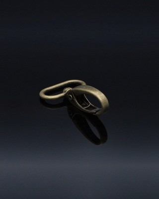 METAL SNAP HOOK RF-101 20 MM OLD GOLD 100  PCS