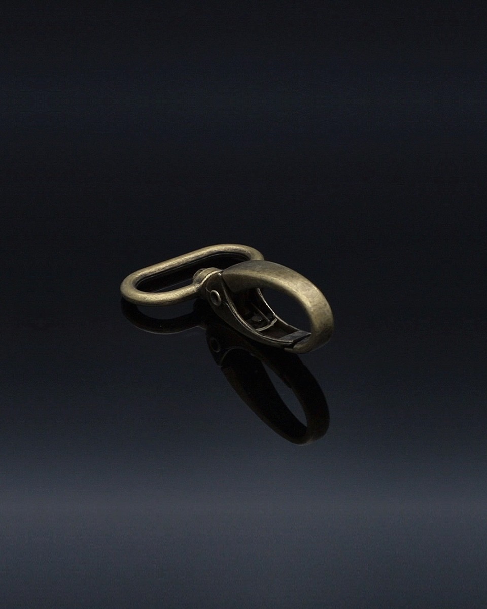 KARABINERHAKEN RF-101 20 MM ALTGOLD 100  ST.
