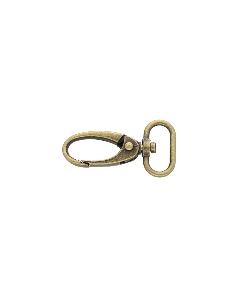 METAL SNAP  HOOK 0037 20  MM OLD GOLD 1  PCS