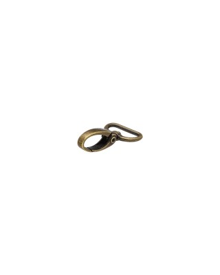 METAL SNAP  HOOK 0037 20  MM OLD GOLD 1  PCS