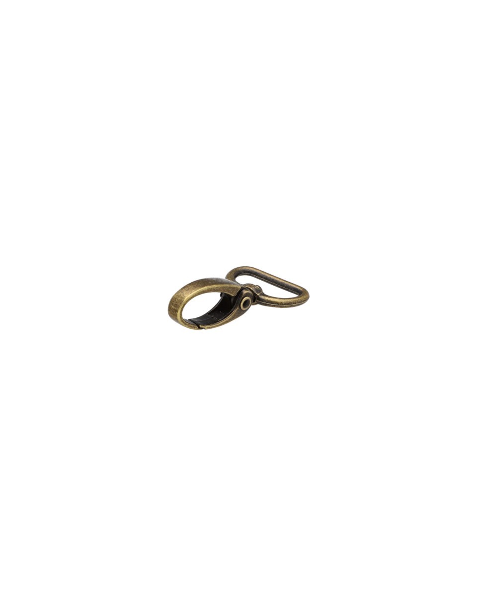 METAL SNAP  HOOK 0037 20  MM OLD GOLD 1  PCS