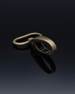 METAL SNAP  HOOK 0037 20  MM OLD GOLD 1  PCS
