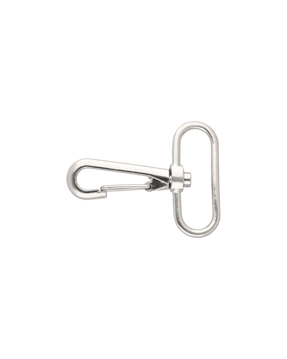 METAL SNAP HOOK 38 MM HIPOLIT NICKEL 100   PCS
