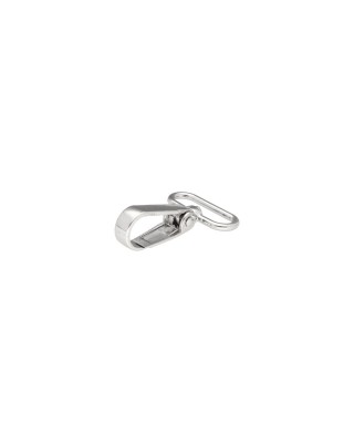METAL SNAP  HOOK 30 MM  BORYS NICKEL 1 PCS