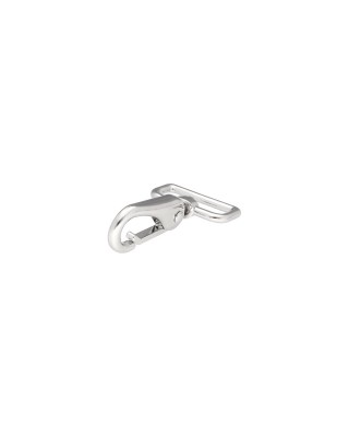 METAL SNAP HOOK 32 MM  DOMINIK NICKEL 1 PCS