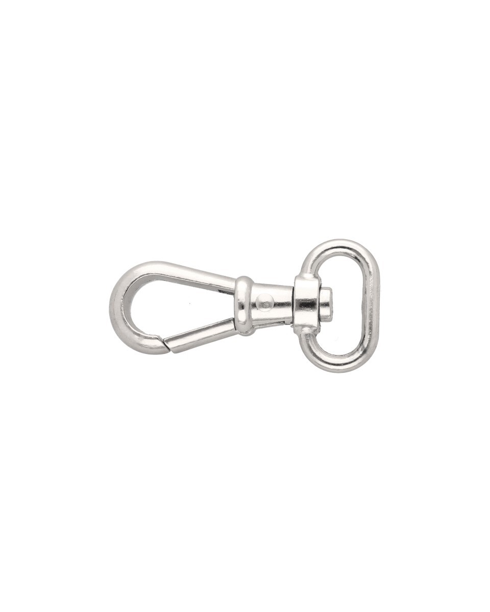 METAL SNAP HOOK 22 MM  CYPRIAN NICKEL 1  PCS