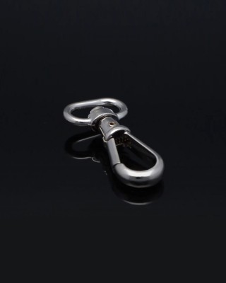 KARABINERHAKEN 22 MM  CYPRIAN NICKEL 1  ST.