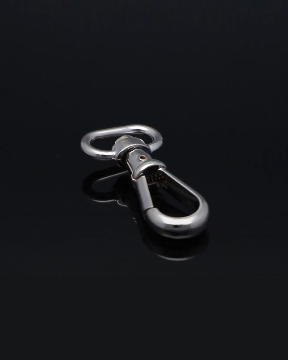 METAL SNAP HOOK 22 MM  CYPRIAN NICKEL 1  PCS