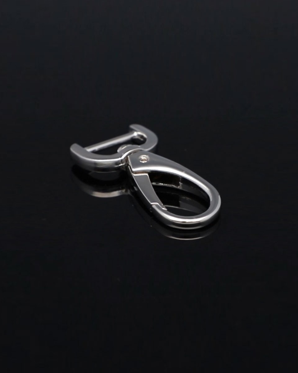 KARABINERHAKEN 20 MM MAURYCY  NICKEL 1    ST.