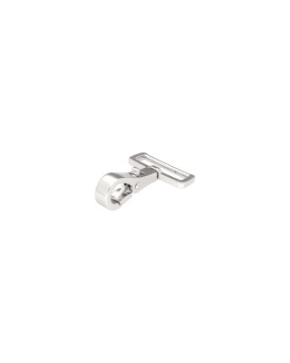 EXTRA SHINING METAL SNAP HOOK 30 MM ZYGMUNT  GLOSSY NICKEL 1 PCS